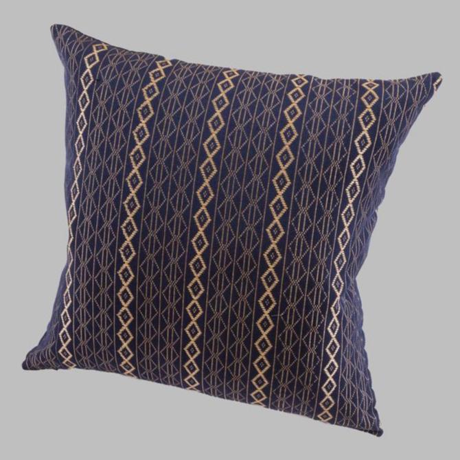 Nzuri Textile mbake pillow blue home decor