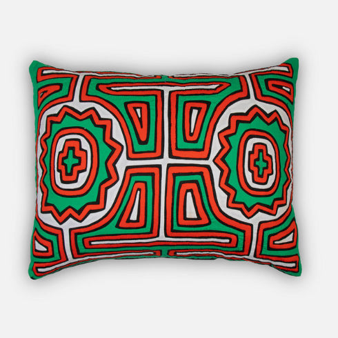 Mola Sasa kuna cushion traditional colombian art craft homeware design kuna textile