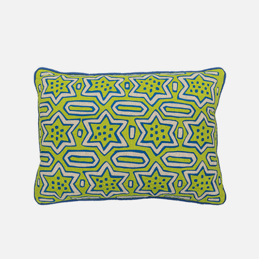 Mola Sasa niskua puguib cushion traditional colombian art craft homeware design yasmine sabet