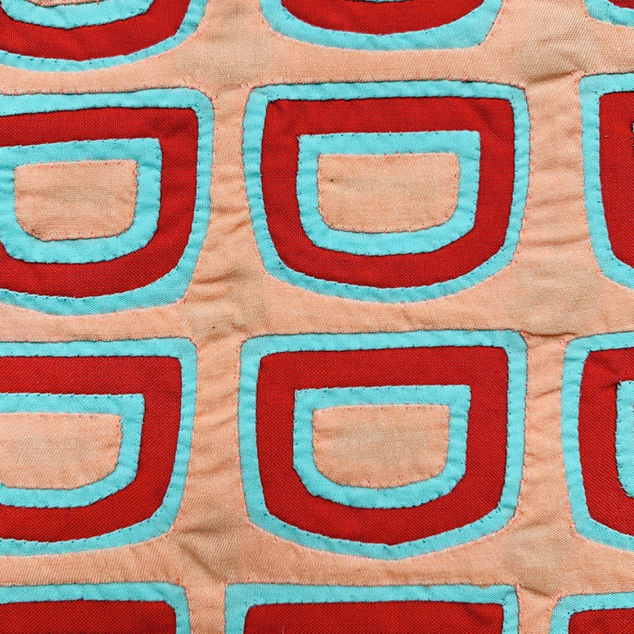 Based in Colombia, Yasmin Sabet’s Mola Sasa collaborates directly with indigenous communities in Colombia to translate traditional art and craft into contemporary accessories and home design collections.   Material: Cotton Poplin, Canvas, Wood Handle, Leather Strap Color: Peach, Mandarine, Light Blue, Fucsia, Blue