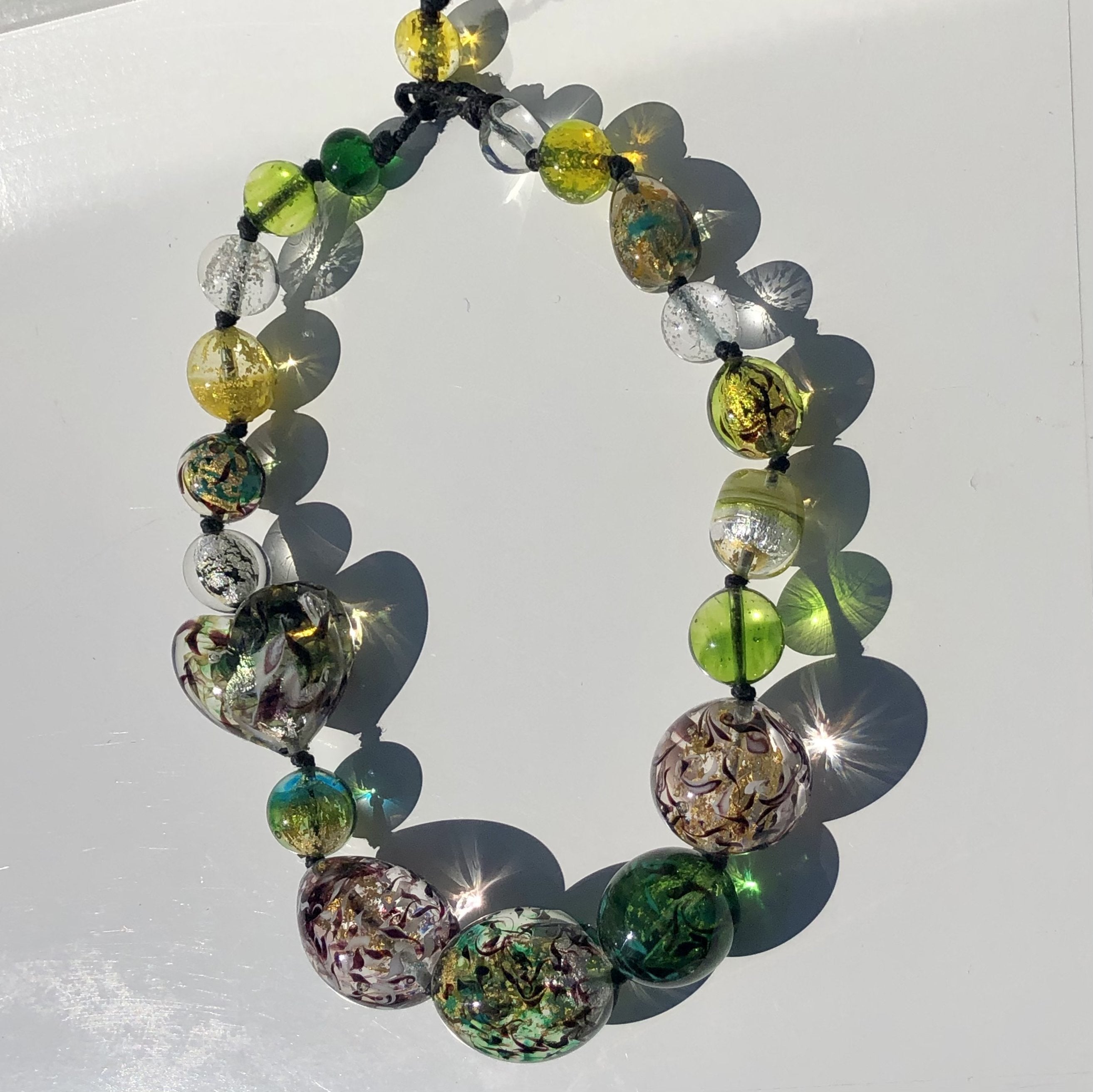 Multicolor Necklace - Muriel Balensi - Murano Glass Beads – EVERYTHING I  WANT