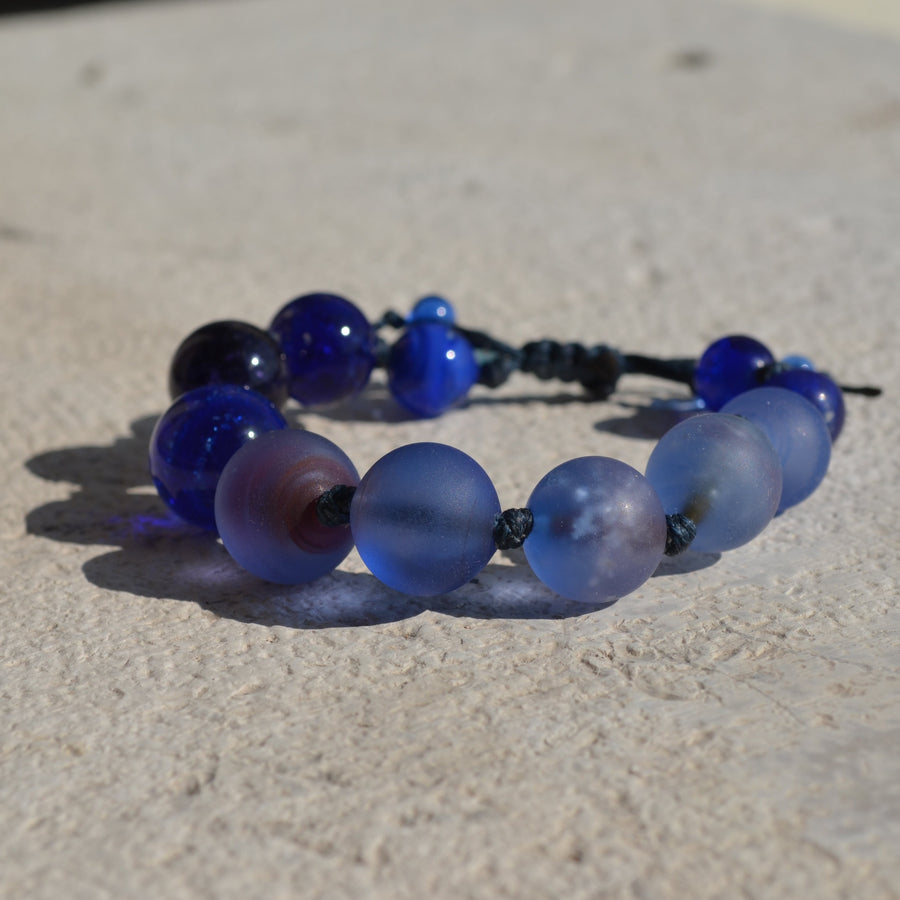 Muriel Balensi blue women bracelet murano jewellery