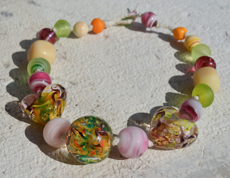 Muriel Balensi women necklace glass beads women jewelry The Art of Venetian Glass Beads