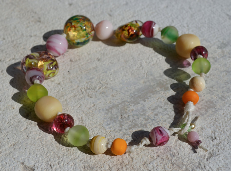Muriel Balensi women necklace glass beads women jewelry The Art of Venetian Glass Beads