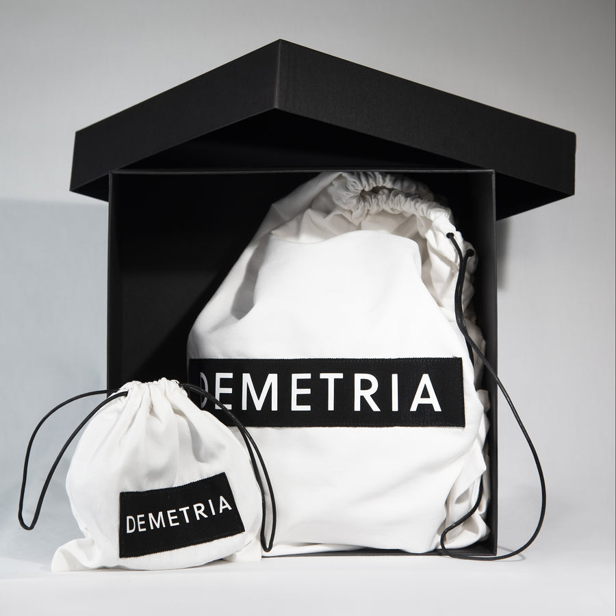 Demetria has created a limited collection handbags. Adorned with exceptional work from the T’boli, Mangyan and Tausug people, who hail from the southernmost edge of the Philippines, each piece is a complete expression of two different creative paths, European luxury and exceptional traditional skill. 