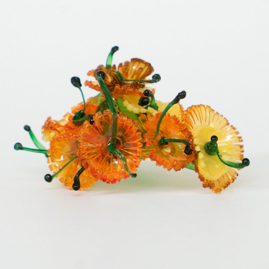 Enrica Borghi artist recycled plastic orange plastic ring wearable art unique 
