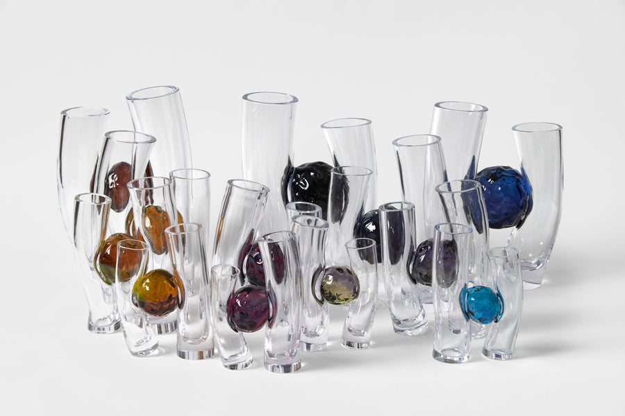 Flavie Audi artist glass blowing glass vase les vases communiquant  limited edtion