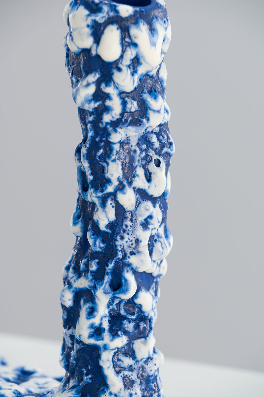 Emily Orta ceramic Artist Pacific Pillar Coral Candle Holder