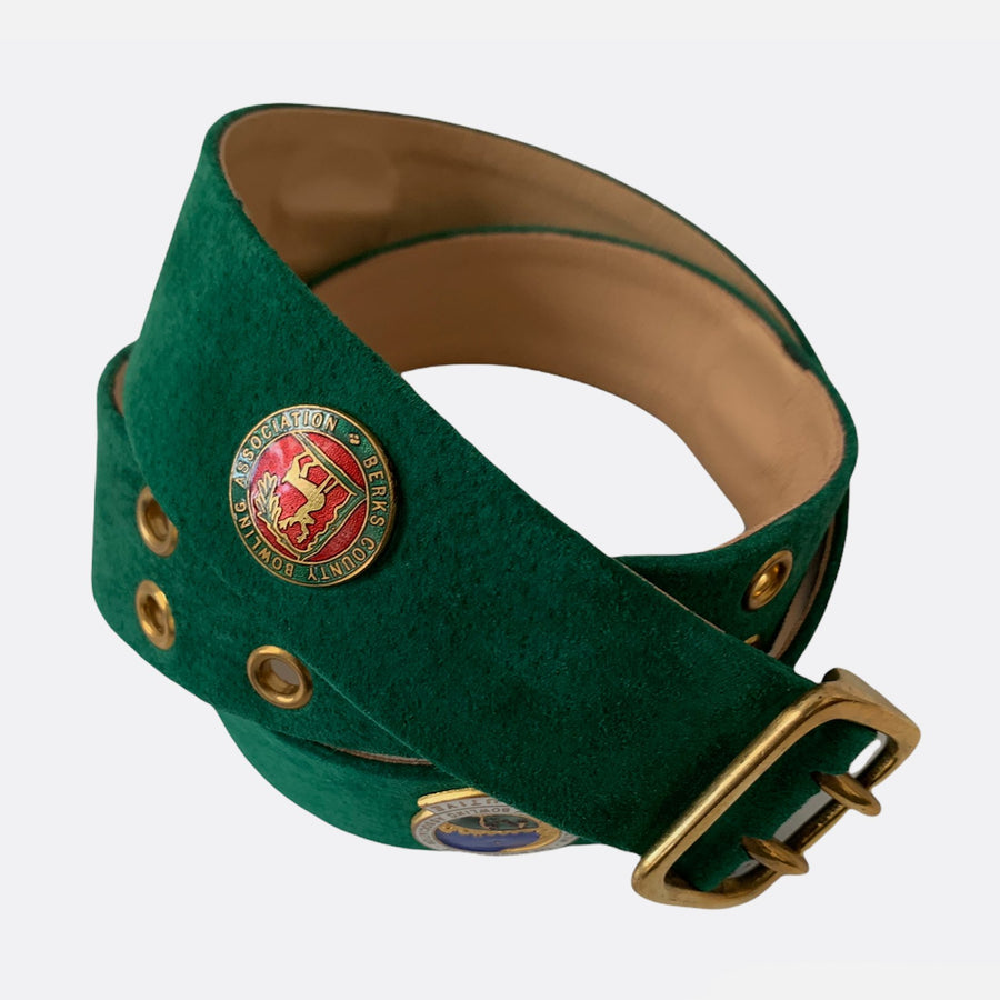 Marko Maysik fashion designer antique and vintage fabric ancient buckles Queen's belt maker emeral women belt
